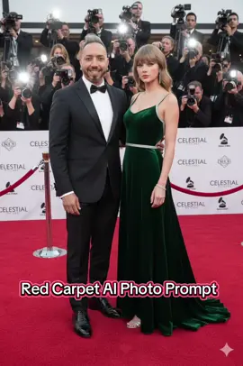 Red Carpet @Taylor Swift AI Polaroid Prompt with Idol featuring 
