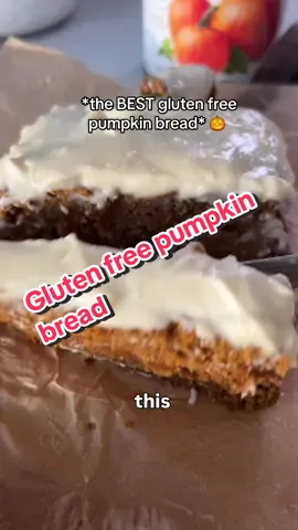 EASY GLUTEN FREE PUMPKIN BREAD 🎃✨ Soft, moist, and full of cozy fall flavour!! This is the ultimate healthy fall dessert idea!! It’s flourless, gluten free, and lower in sugar, making it a wholesome option you can enjoy for breakfast too!! With just 15 minutes of prep all in the blender, this recipe is as easy as it is delicious!! All you need is ⬇️ For the pumpkin bread: 1 + ¾ cups pumpkin puree 2 eggs ½ cup maple syrup 3 tablespoon milk 2 teaspoon vanilla extract 2.5 cups gluten free oats 1 teaspoon pumpkin pie spice 1 teaspoon cinnamon 1 teaspoon baking soda ½ teaspoon baking powder ¼ teaspoon salt *bake for 10 minutes at 400F then 40-50 mins at 350F* For the frosting: ½ cup light cream cheese softened 2-3 tablespoon tbsp plain yogurt 2 tablespoon honey ½ teaspoon vanilla extract - - - - #mealprep #EasyRecipes #healthylifestyle #fallrecipes #fallbakingideas