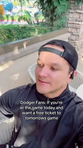 First one to find me at today’s game gets a free ticket to tomorrows game OCT 1🔥#dodgers #postseason #MLB #dodgerstadium #shoheiohtani 