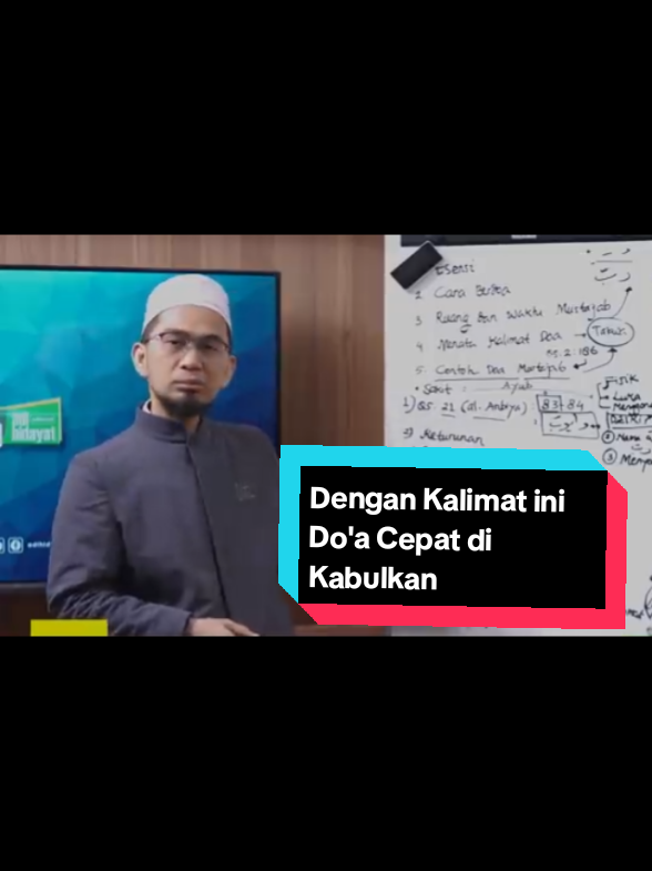 Dengan Kalimat ini Do'a Cepat di Kabulkan  #ustadzadihidayat #uah #doa #cepat #fyp 