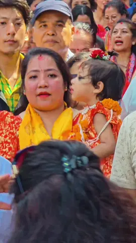 As the embodiment of Taleju Bhawani, our New Kumari enters the Kumari Ghar abode❤️ #TheLivingGoddess #Kumari #FYP #DyahMaa #BipinSthapit 