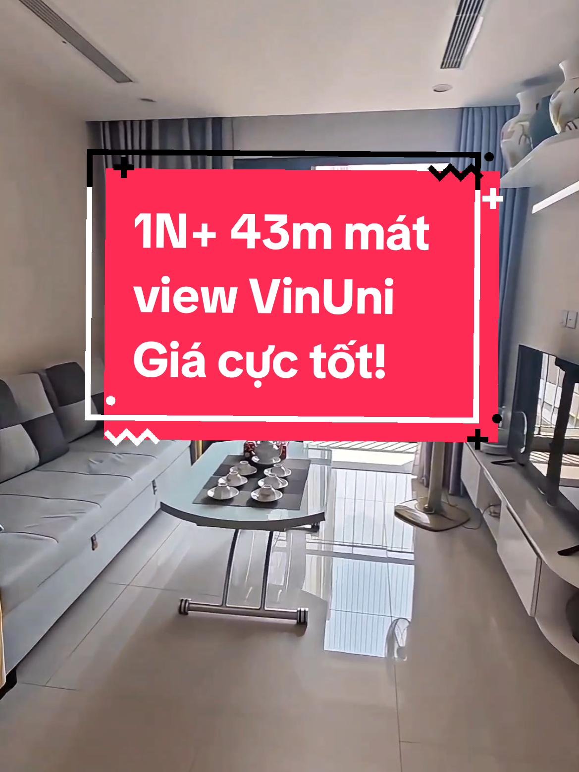 Anh chị nào đang tìm căn hộ 1 ngủ+ thì đừng bỏ qua căn này nhé! 📍 Tòa S2.16, căn 43m², full nội thất xịn như mới. Ban công Đông Nam, view trực diện VinUni cực hiếm. Sổ đỏ sẵn rồi, giá chỉ giữa 3🥔 thôi ạ Inbox ngay cho em để đi xem căn hôn nhé! s2.161qeA18 --- Hashtag đề xuất: #VinhomesOceanPark #CanHoVinUni #CanHo1NguPlus #CanHoHaNoi #NhaDepGiaTot