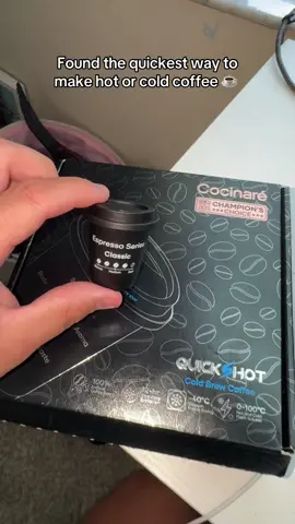 Found the quickiest way to make hot or cold coffee ☕️ 