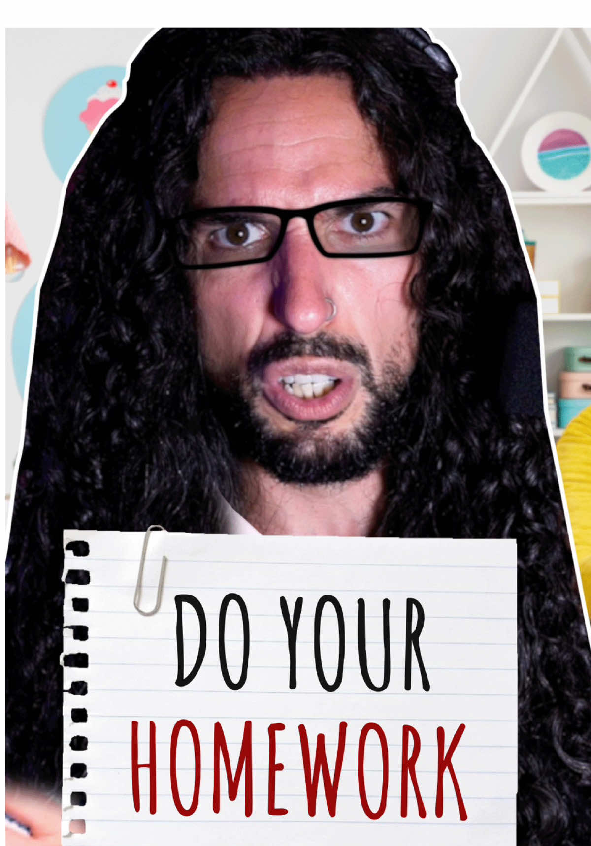 If your kid isn’t doing their homework just show them this. 😂 #homework #metalhead 