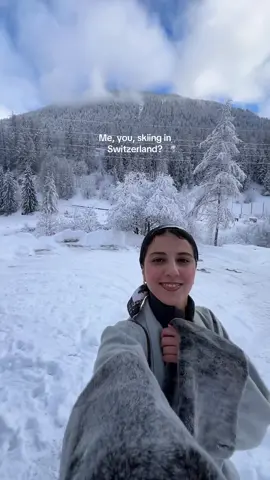 This is your sign to go skiing in Switzerland this winter ⛷️🤍 🇨🇭#switzerland #skiing  
