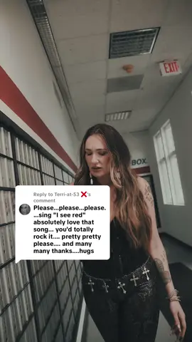 Replying to @Terri-at-53 ❌️ this has been asked of me so many times so I’m finally giving in. It’s your fault if you hate it though 😂 I See Red / @Bonnie Elizabeth Sims  #fyp #viral #trending #cover #singersongwriter 