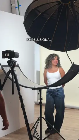 it’s delusional until it actually happens!!!! 🗣️🗣️🗣️ told my friends earlier this year that i wanted to start modeling… and now here i am modeling for one of my fav hair care brands 😇 #model #modeling #newmodel #photoshoot #curlygirl 
