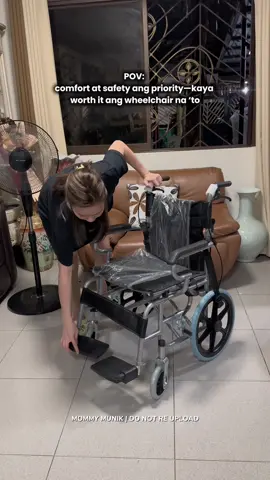 Built for comfort, durability at madaling gamitin. Big help para sa mobility at daily needs ng mga mahal natin sa buhay! #wheelchair #wheelchairlife #health #safety #fyp 