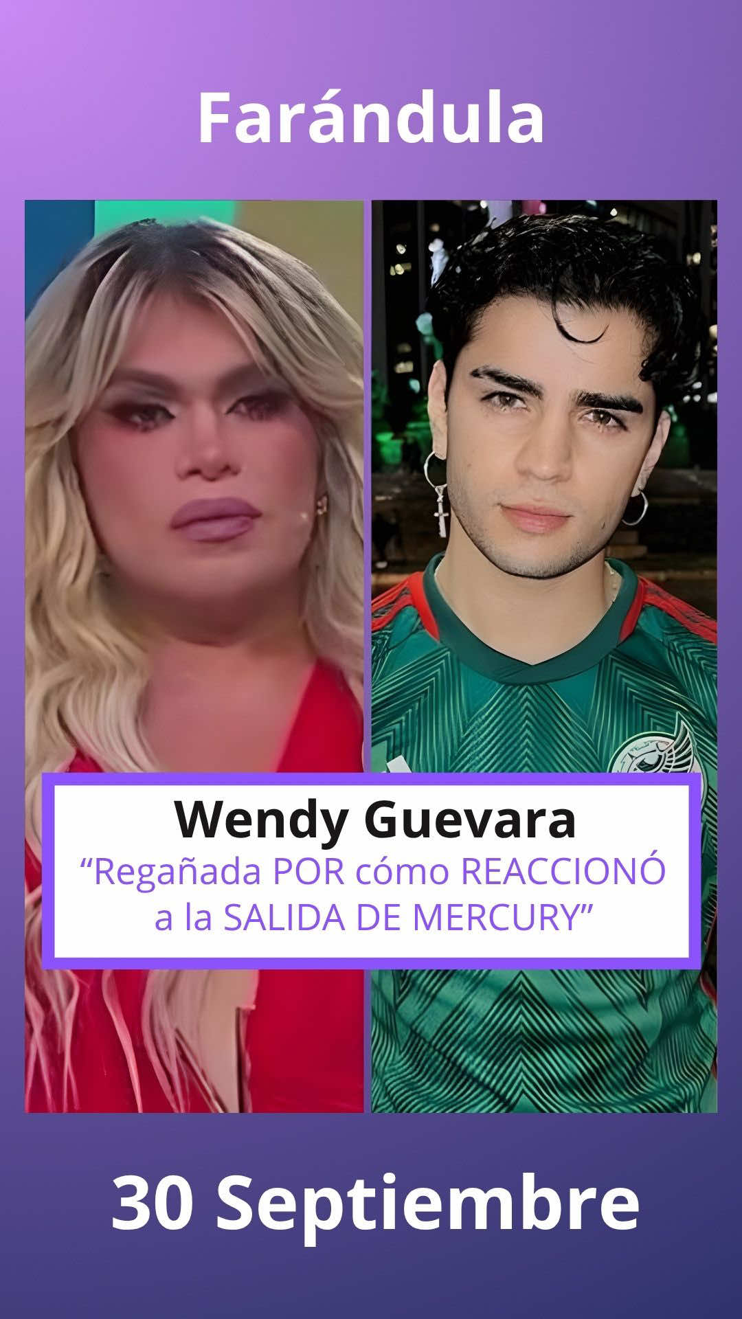 Wendy Guevara triste por la salida de MERCURY #wendyguevara #aronmercury 