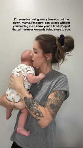For all the mamas with the babes who need a little extra🥺 I see you. You’re doing the most important work❤️🙏 #fourthtrimester #colickybaby #csectionmama #postpartumjourney 