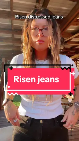 These Risen Jeans are so comfortable and fit like a glove !! Risen jeans are top tier and hands down my fav!!! #risenjeans #distressedjeans #womensfallfashion #risendistressedjeans #highwaistedjeans 