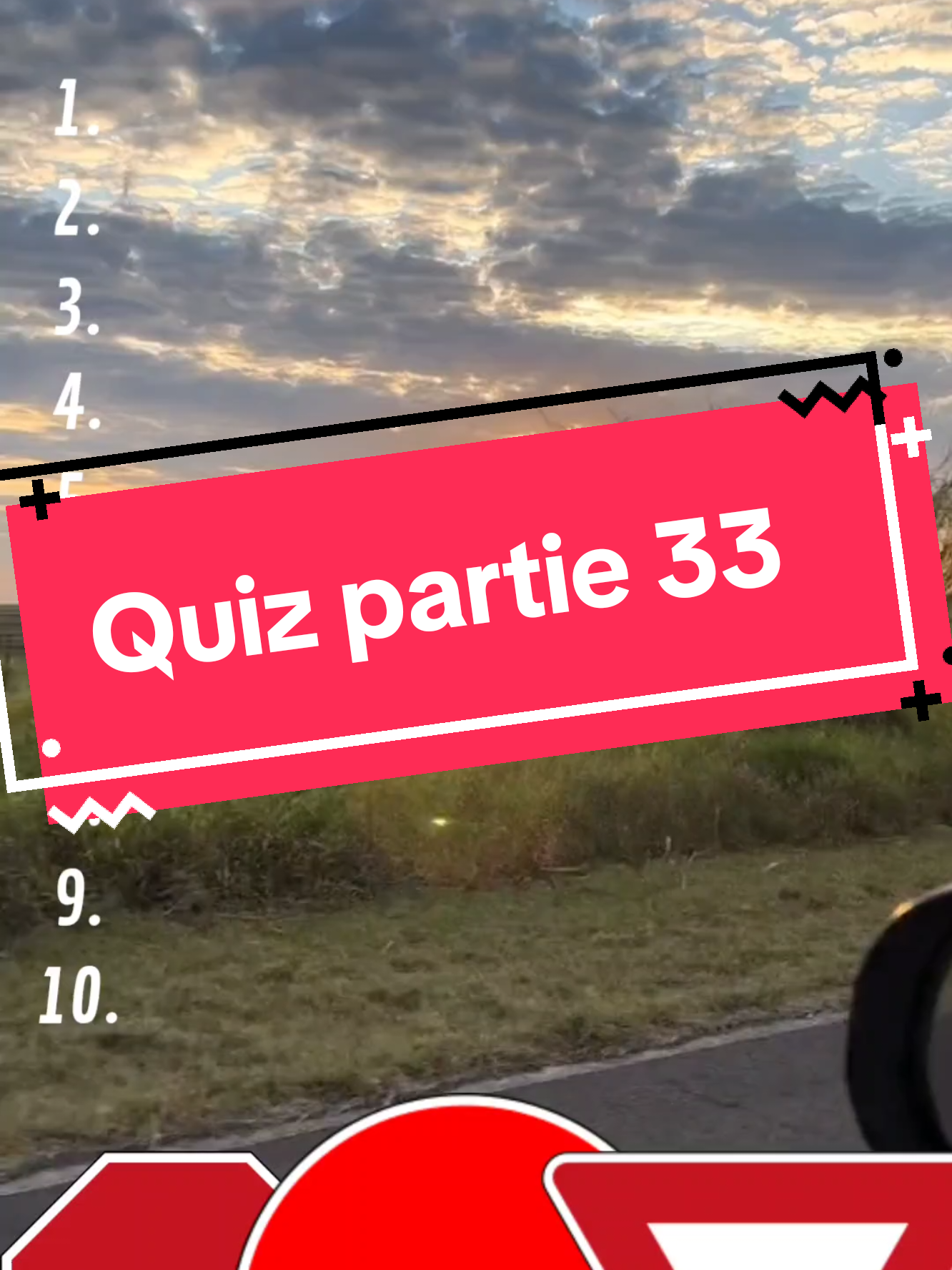 🛑🚦 QUIZ PERMIS DE CONDUIRE 🚗 Penses-tu être incollable sur le code de la route ? 👀 👉 Teste-toi avec ce quiz rapide ! ⚡ Attention, une seule bonne réponse par question… Alors, futur(e) conducteur(trice), tu fais combien /10 ?#codedelaroute #permisdeconduire #permis #quiz #quiztiktok 