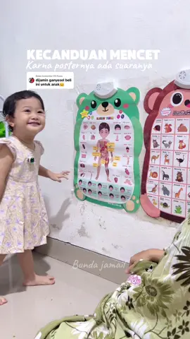 Membalas @RS Kaos betul banget bunda . MasyaAllah skrg ada poster yg bisa bersuara jadi anak2 yg lg belajar bicara ngebantu bgt 😍😍 #posterbersuara 