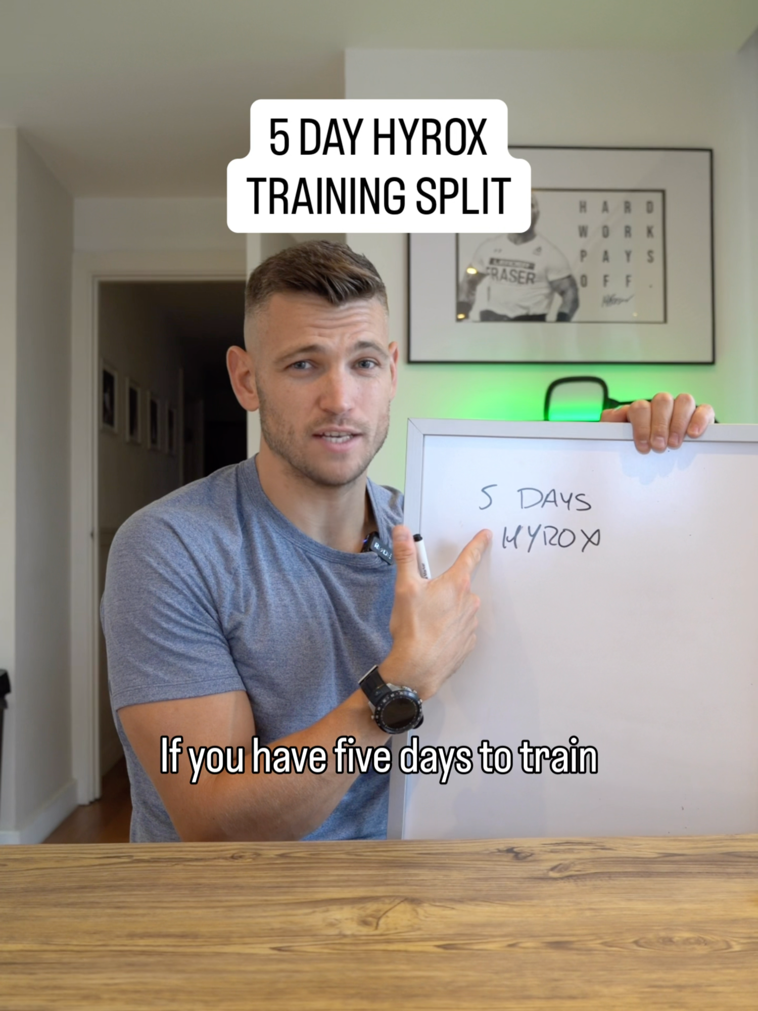 How to train 5 days per week for HYROX #hyrox #Running #hybrid #strength