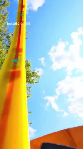 Hot Wheels Track is not for the faint of heart… 😆 Big Loop Bloopers! #hotwheels #hotwheelstrack (filmed on @insta360 official Go 3S) #insta360go3S #insta360 #pov 