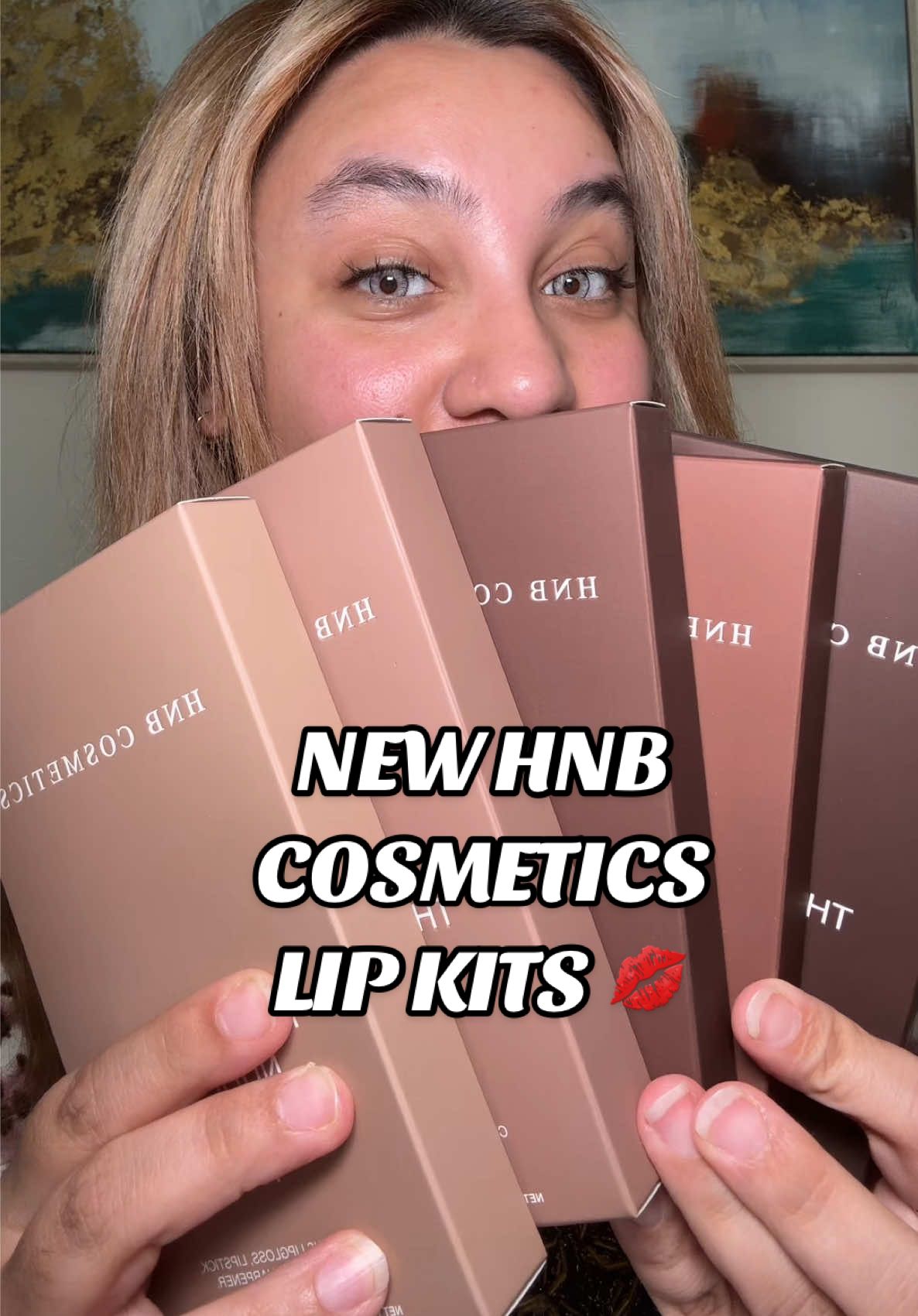 These are an absolute bargain for three full size products. And every product is a 10/10. Let me know if you want me to try any of the other shades! @HNB Cosmetics #fyp #tiktokmademebuyit #hnbcosmetics #lipkit 