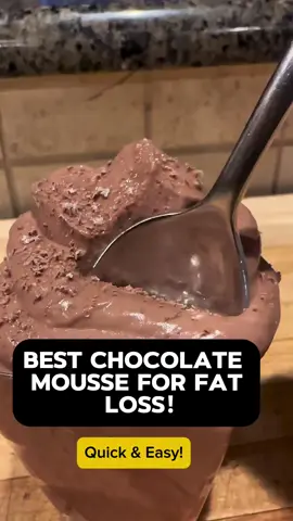 🔥 High-Protein, Guilt Free Chocolate Mousse ➡️Reply SWEET in the comments for full recipe. 5-ingredient & EASY like a Sunday Mornin. Macros (Whole Batch): Protein: ~ 28g Carbs: ~ 12–15g Fat: ~ 5–8g TOTAL Calories (whole batch): ~ 210–220 Per serving (if split in two): ~ 105–110 cal #HealthyDessert #SugarFreeDessert #ChocolateMousseRecipe #fitover50 #Keto #fitover40