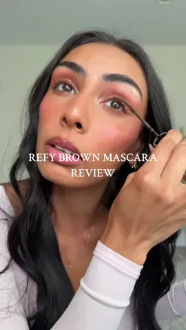 @REFY iconic mascara now comes in a brown shade 🤎 #refybeauty #refymascara #browmascara #lengtheningmascara #gifted 