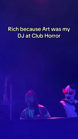 #arttheclownterrifier #arttheclown #terrifier #hhn #halloweenhorrornights #club #clubbing #hhnorlando #hrious #universalstudios #fyp 