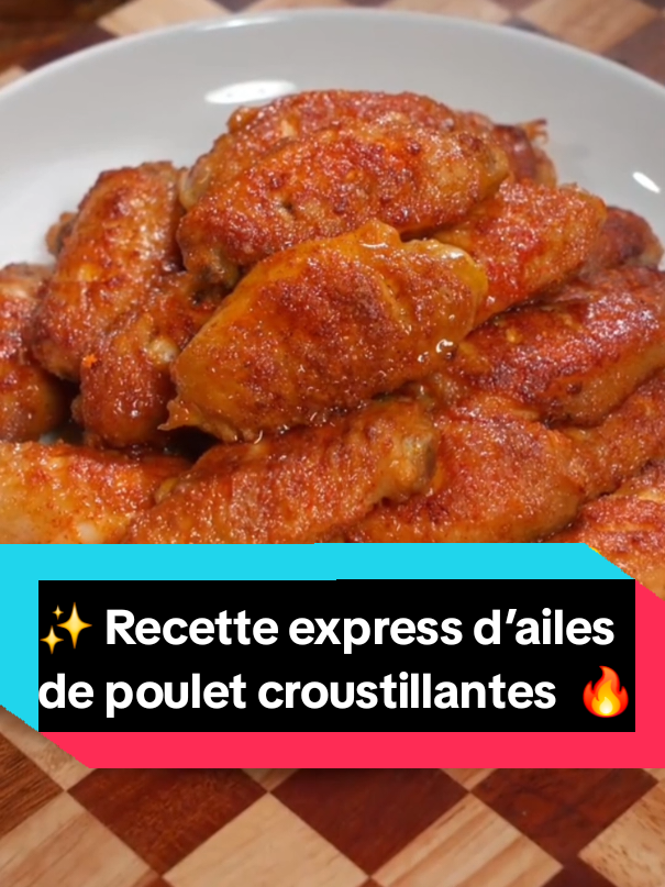 ✨ Recette express d’ailes de poulet croustillantes ✨ Un extérieur doré et croquant, un intérieur juteux et plein de saveur 🤤 👉 À tester absolument pour régaler toute la famille. Tu préfères tes ailes au four ou à la poêle ? Dites-moi en commentaire 👇 #cuisinechinoise #recettefacile #pouletcroustillant❤️🍗 #ailedepoulet #poulet 