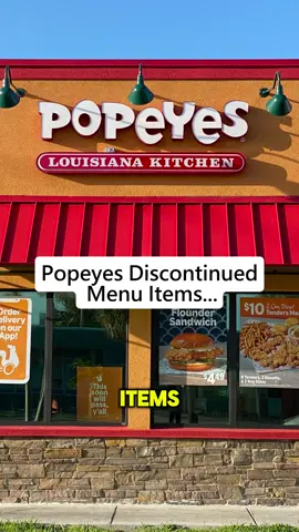 Popeyes Discontinued Menu Items…😭😩 #popeyes #restaurant #items #nostalgia #nostalgic 