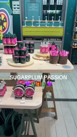 💜SUGARPLUM PASSION💜 Christmas has come early! With notes of plum sorbet, apricot blossom and white amber.  Try in store today!  #sugarplum #sugarplumpassion #thebodyshop #thebodyshopmaidstone #region5isavibe 