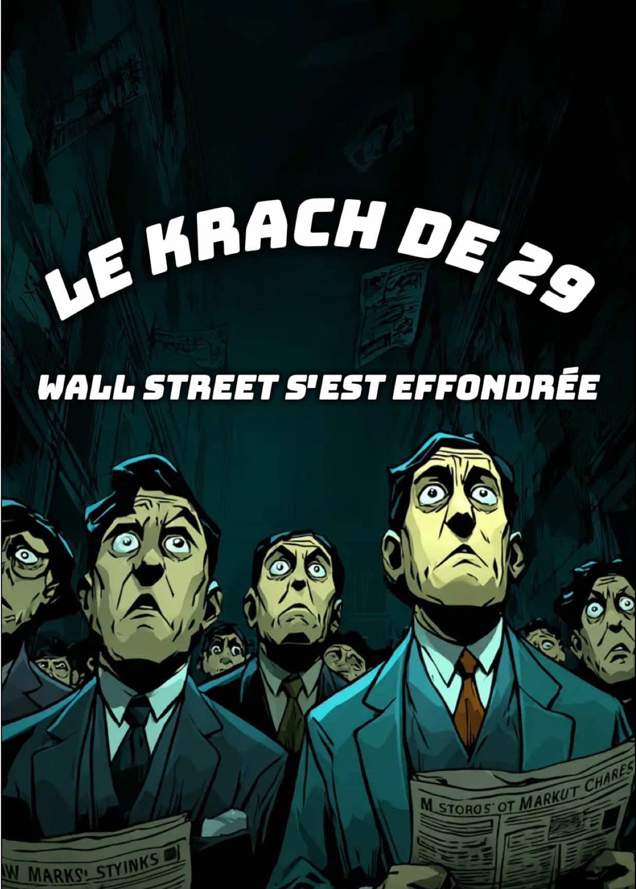 Le Krach de 1929 : le jour où Wall Street s’est effondrée ! 📉 Des années folles de prospérité à la pire crise économique du siècle… Découvrez comment la folie spéculative a plongé le monde dans la Grande Dépression ! #histoire #faithistorique #wallstreet #bourse #argent 