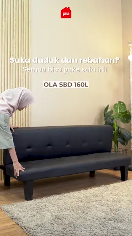 sofa yang satu ini emang cocok buat kamu yang suka rebahan, Ola SBD160 L😍 #pira #sofa #sofabed 