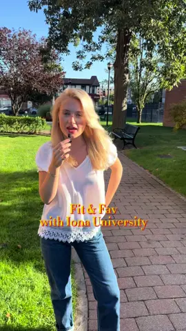 Next up on Fit & Fav! #IonaUniversity #FitAndFav #OutfitsOnCampus #OOTD #Fashion