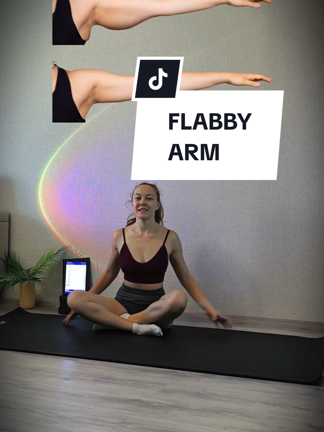 Add this 10-minute upper body routine to your regular workout to tone flabby arms #Fitness #upperbodyworkouts #workoutfromhome #fyp #armworkout 