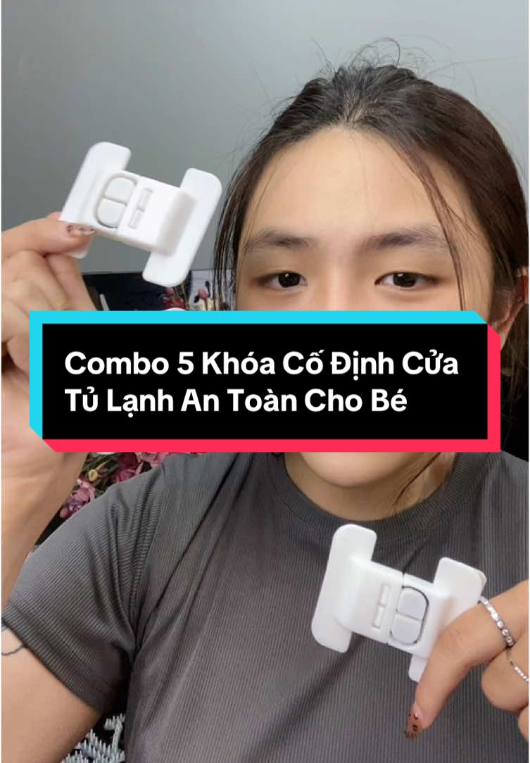 Combo 5 Khóa Cố Định Cửa Tủ Lạnh An Toàn Cho Bé #khoatulanh #khoatulanhantoan #khoatulanhthongminh #khogiasi247 #xh #viral #nhacuadoisong 