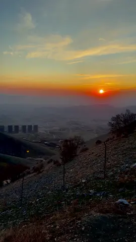Sunset !! 🌅  #mountains #kurdistan #nature #foryoupage 