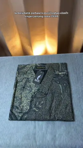 kemeja batik purbasero motif reghan slimfit  lengan panjang cuma 289rb #unboxing #batik #batikslimfit #batikpria #batikindonesia 