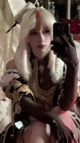 beidou look alike contest in my room in 5min 😛  #genshin #ningguang #genshincosplay #GenshinImpact #ningguangcosplay 