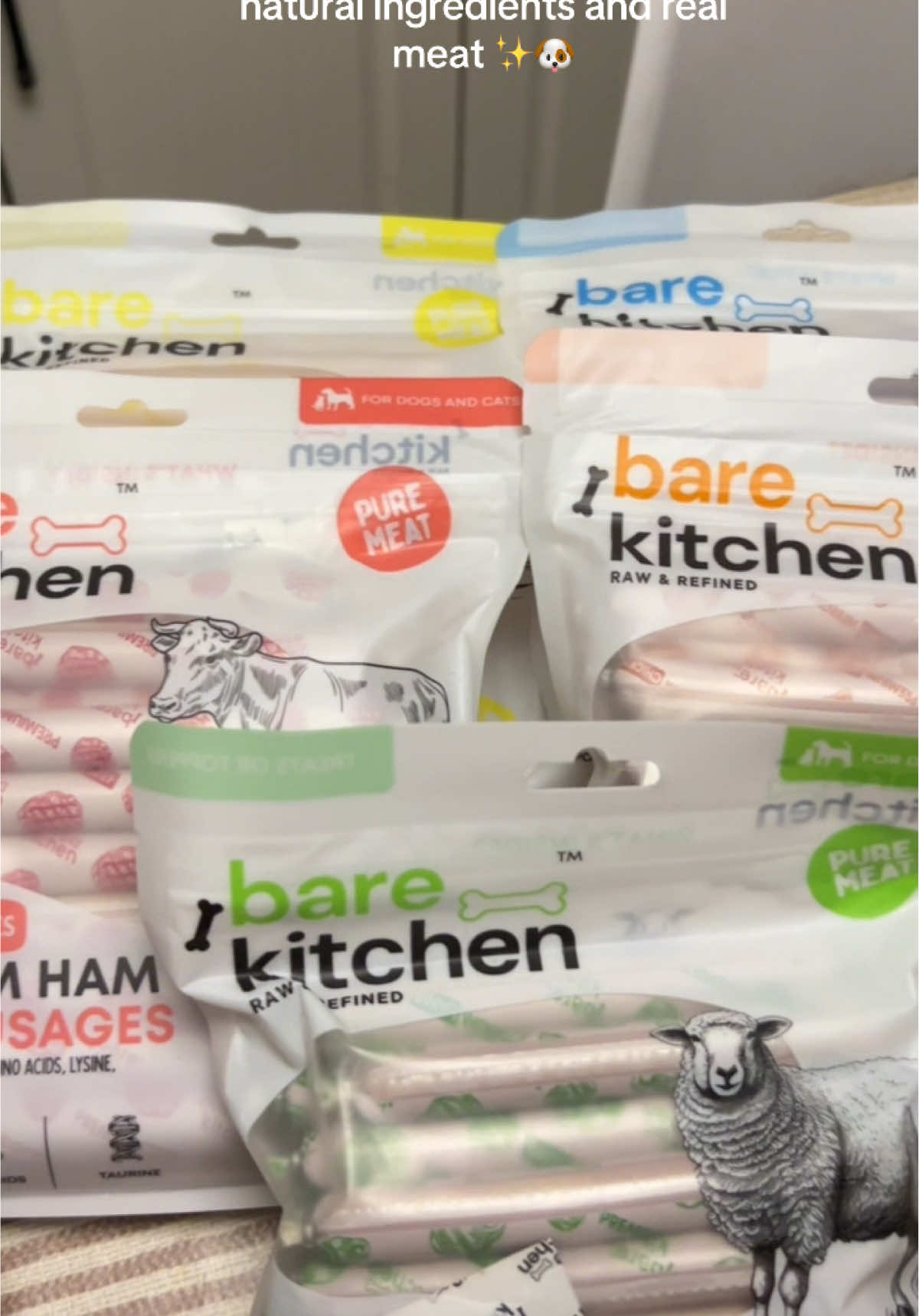 Always give your pets the best! #lusciousphilippines #petsausage #barekitchen #pettreats #dogsofttiktok 