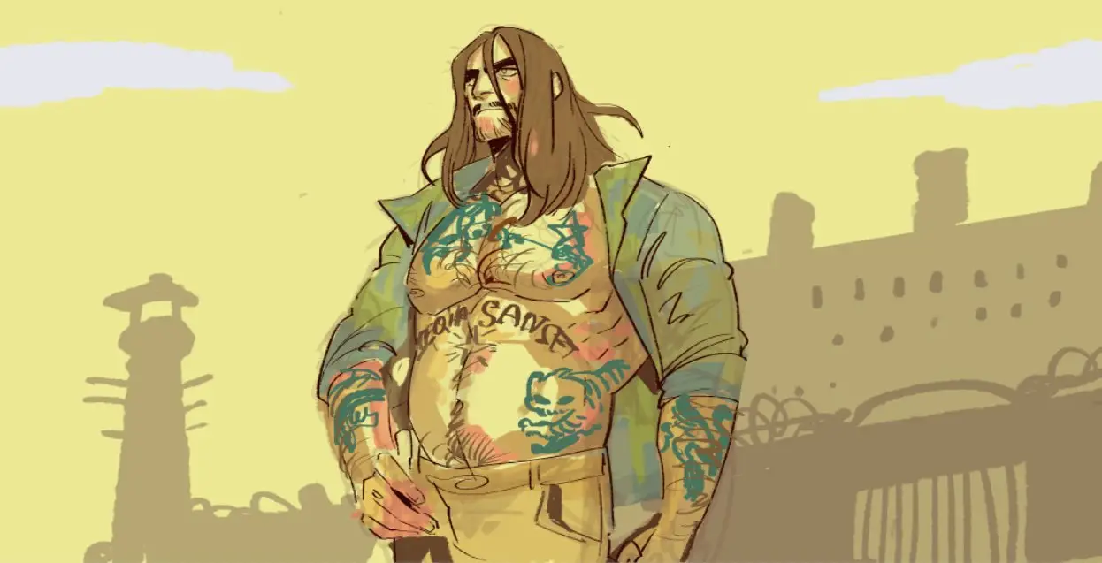 I love making AUs i am . wake up only for making AUs #discoelysium #harrierdubois #kimkitsuragi 