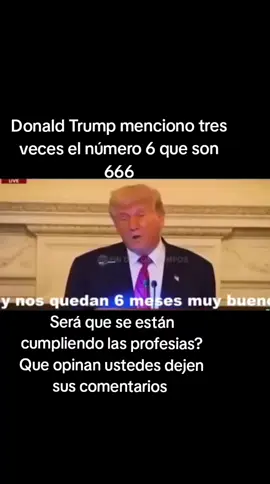 impresionante el discurso que dió Donald Trump dónde menciono tres veces el número 6 osea 666 nos dejó pensativo, será q se están cumpliendo las profecías escritas en la biblia #paratiiiiiiiiiiiiiiiiiiiiiiiiiiiiiii #fypシ #donaldtrump #israel #noticias #viral 