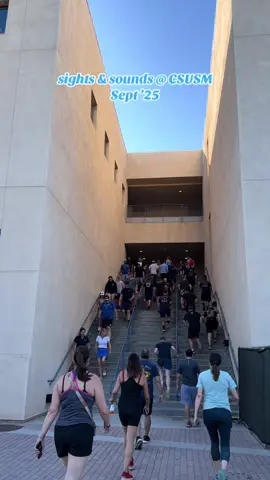 This is what September days looked & sounded like on campus. 💙 #CSUSM #fall #campuslife 