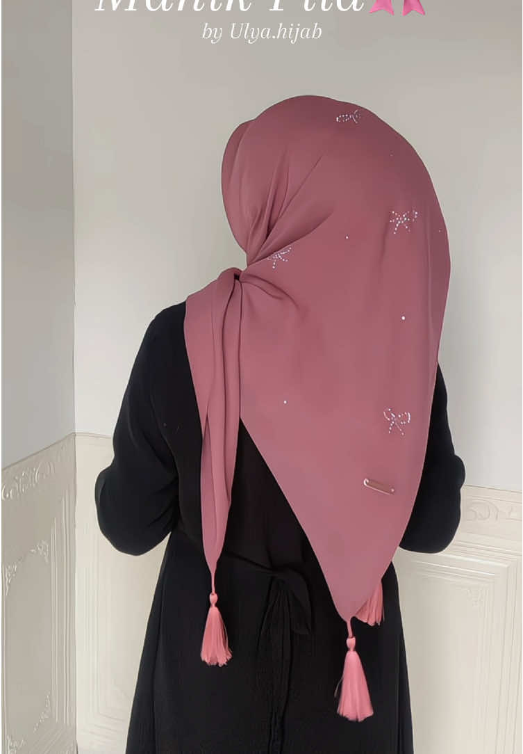 🎀😍 #hijab #segiempat #segiempatpayet #fyp #hijabpayet 