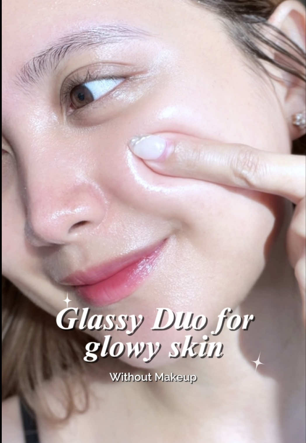 3-steps Glass Skin routine (without makeup) ✨ Products from @TIRTIR Inc.  ✨Milk Skin Toner ✨Milk Skin Toner Light ✨Ceramic Milk Ampoule #tirtir #kbeauty #glassskin #milkduo #skincare 
