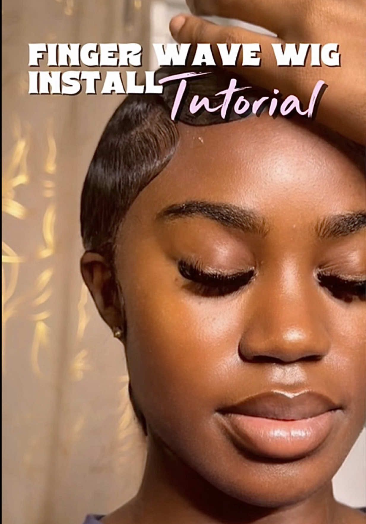 Since short hairstyles are in now! What do you think of this short pixie fingerwave look?😍 - - #philly #fyp #pixiecut #tutorial #wiginstall  