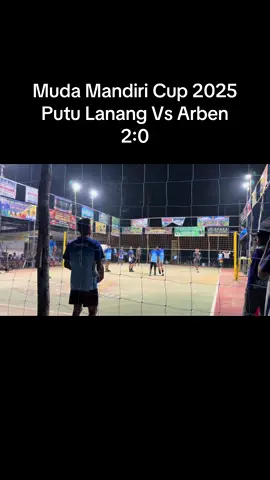Putu Lanang Vs Arben Di Turnamen Voli Muda Mandiri Cup 2025 Nusa Maju Belitang III OKUT Sumsel
