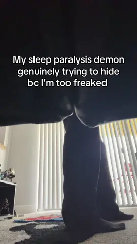 You run in my house your mamay can save you #fyp #sleepparalysis #theweeknd #freaked 