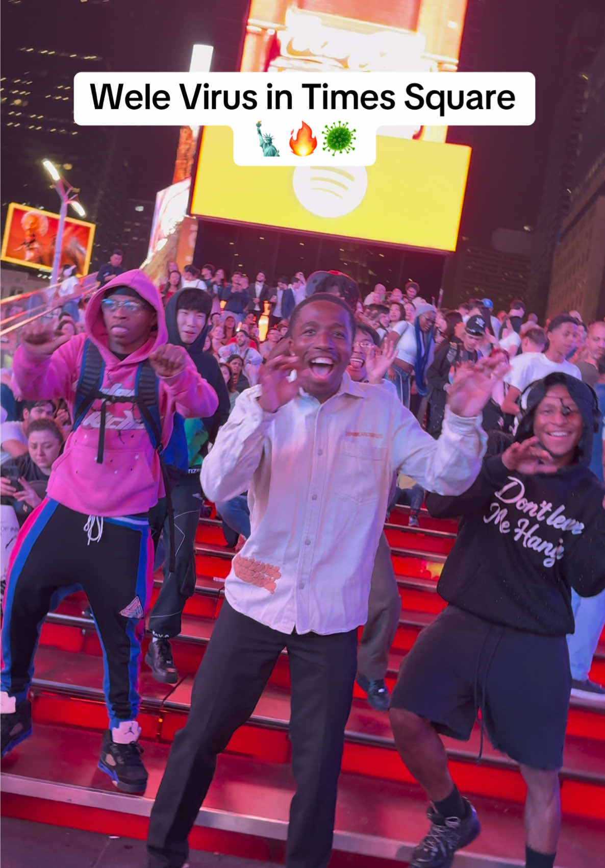 Brought the Times Square avengers out for this one 🕺🏾💪🏾 @Shafar(SJC) @McPlayGT @TJ👲 @Dre_da_dancer2.0 @QWRLD🌎  Dc: Me 🙋🏾‍♂️ #fyp #trending #dc #timesquare #nyc #newyork #avengers #mannliketj #weledance #nigeriantiktok🇳🇬 #afrobeats 