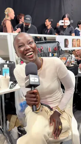 We caught up with Anok Yai, backstage at @Courreges  📹 : CULTED  #courreges #courréges #pfw #parisfashionweek #cultedpfw #fashionweek #fashiontok #TikTokFashion #fyp #foryoupage #model #anokyai #anokyaiedit 