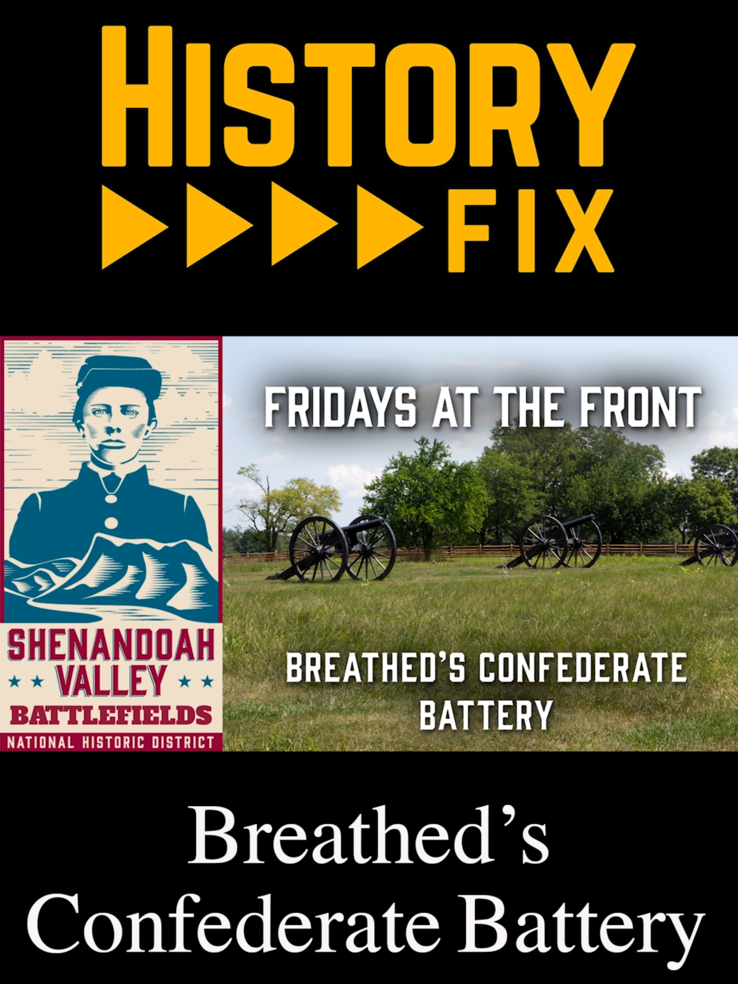Who was Major Breathed? Why was he in the right place for the CS army at 3rd Winchester? Come watch the rest of this video, exclusively at www.historyfix.com QR code at the end to support the Shenandoah Valley Battlefields Foundation! #shenandoahvalleybattlefields #civilwardigitaldigest #americanhistory #preservehistory #historyfix