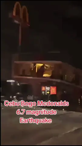 JUST IN  Niyanig ng 6.7 magnitude na lindol ang Cebu Bogo Mcdonalds makikita sa video at pictures ang result keep safe everyone #cebuearthquake  #viral #viralvideo 