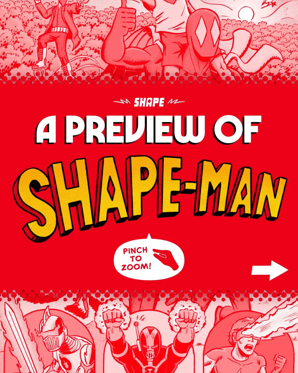 Read more of SHAPE-MAN in the Shape-Man Collection, available for ONE MORE WEEK on Kickstarter! 🔶🔶❤️ Written and illustrated by @breydenboyd , with help from @pulpamericana , @warpmother , and @althea__henderson  It’s been a looong time since I drew these pages. The nostalgia is hitting 🥹 ✌️💕 #shapeman #shapecomics #comicbooks #originalcharacter #indiecomics 
