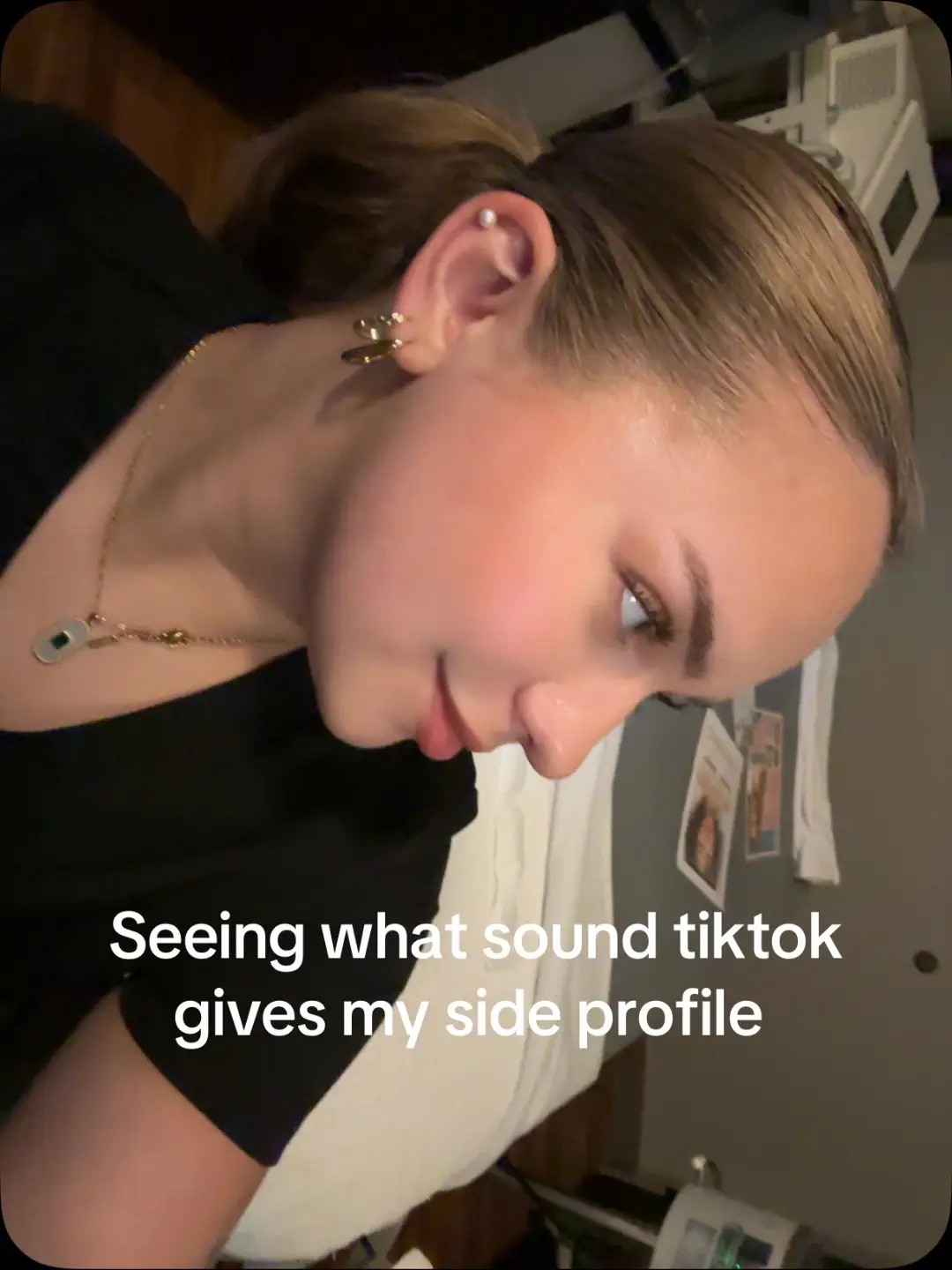 I hate my side profile but I like the song it gave me so there’s a point.  #sideprofile #fyp #xyzbca #foryoupage 