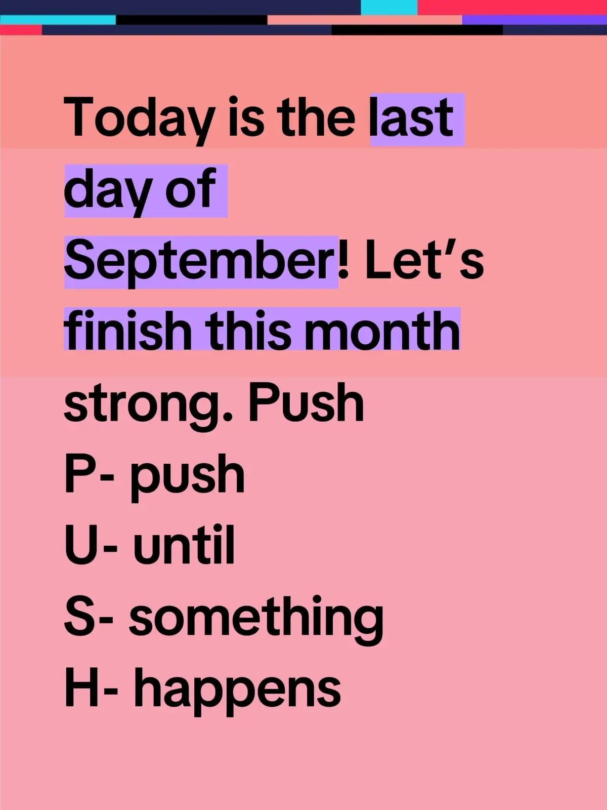 92 days left. We are headed into the final stretch of the year. Let’s make it count guys. Let’s go.